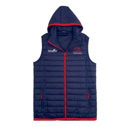 Custom-Made Sleeveless Quilted jacket with contrasting color zipper belt Equestrian Festival quilted jacket Embroidered LOGO quilted jacket Hooded quilted jacket 100%Polyester J957 Custom-Made Sleeveless Quilted jacket with contrasting color zipper belt Equestrian Festival quilted jacket Embroidered LOGO quilted jacket Hooded quilted jacket 100%Polyester J957